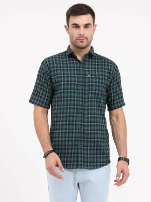 AIDAN PAUL Men Checkered Casual Multicolor Shirt