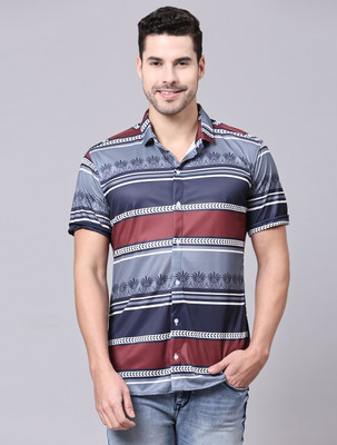 Marmic Fab Men Printed Casual Multicolor Shirt