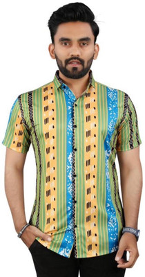 fitoda fashion Men Self Design Casual Multicolor Shirt