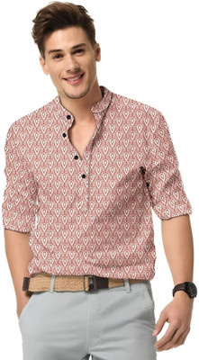 ALVIN ENTERPRISE Men Solid Casual Brown Shirt