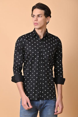 Lee Cross Men Solid Formal Black Shirt