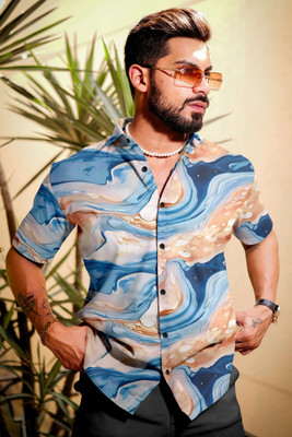 METRONAUT Men Printed Casual Multicolor Shirt