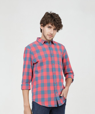 HIGHLANDER Men Checkered Casual Multicolor Shirt
