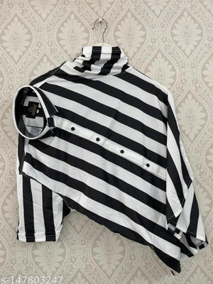 iCome Men Striped Casual Multicolor Shirt