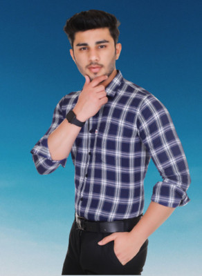 TIKI TEES TRENDING Men Checkered Casual Multicolor Shirt