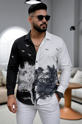 SH FSN Men Printed Party Multicolor Shirt