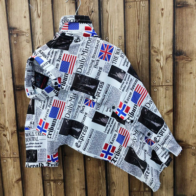 crooxa Baby Boys & Baby Girls Printed Casual White Shirt