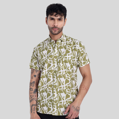 GarmentGlobes Men Printed Beach Wear Multicolor Shirt