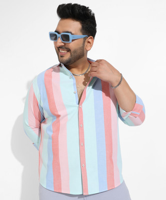 Instafab Plus Men Printed Casual Multicolor Shirt