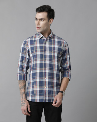 CAVALLO BY LINEN CLUB Men Checkered Casual Multicolor Shirt