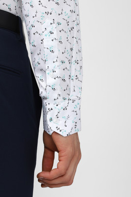 VAN HEUSEN Men Printed Casual Multicolor Shirt