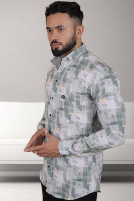 GCFAB Men Printed Casual Multicolor Shirt
