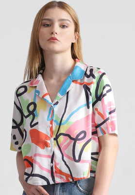 MOXTE Women Printed Casual Multicolor Shirt