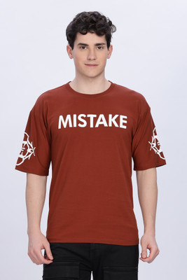 SMOKE CLOTHING Men Graphic Print Casual Beige Shirt