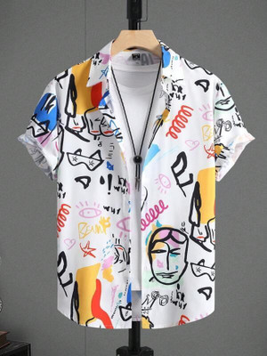 METRONAUT Men Printed Casual Multicolor Shirt