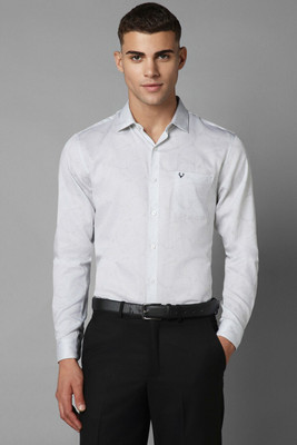 Allen Solly Men Printed Formal White Shirt