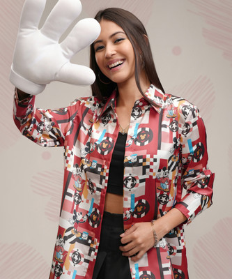 Tokyo Talkies Women Printed Casual Multicolor Shirt