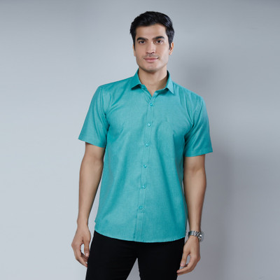 Mark & Albert Men Solid Casual Beige Shirt
