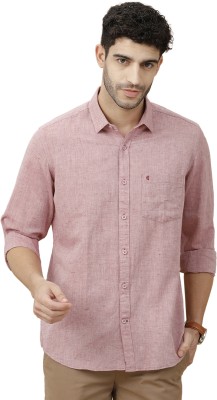 CAVALLO BY LINEN CLUB Men Solid Casual Red Shirt