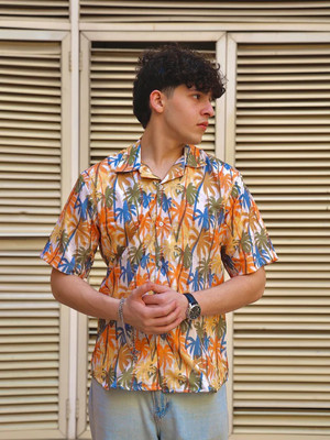 PRIMEFIELD Men Printed Casual Multicolor Shirt