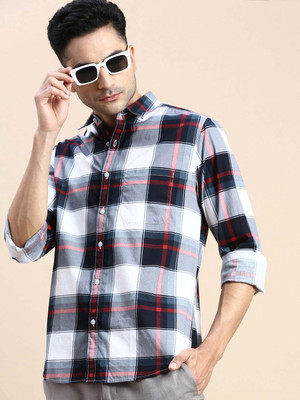 INVICTUS Men Checkered Casual Multicolor Shirt