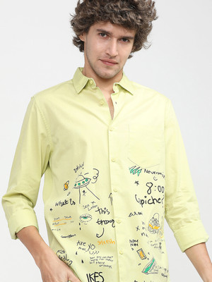 HIGHLANDER Men Printed Casual Multicolor Shirt