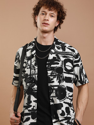 KETCH Men Printed Casual Multicolor Shirt