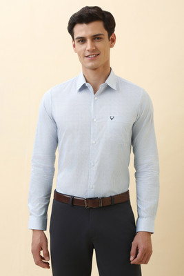 Allen Solly Men Printed Formal Blue Shirt