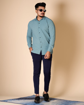 Virendra Textile Men Self Design Casual Multicolor Shirt