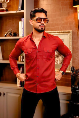 VSTRR THE INDIAN TOUCH Men Solid Casual Multicolor Shirt