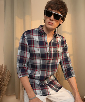 CAMPUS SUTRA Men Checkered Casual Multicolor Shirt