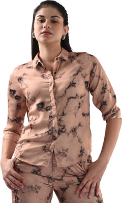 Kraus Jeans Women Printed Casual Multicolor Shirt