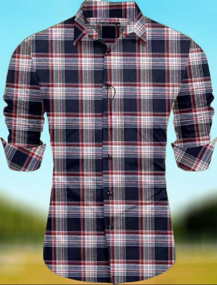New4u creation Men Checkered Formal Multicolor Shirt