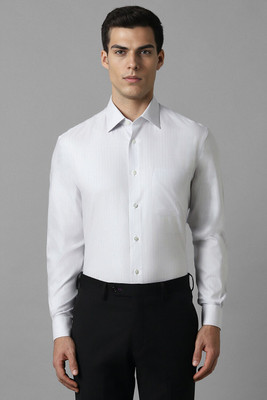 LOUIS PHILIPPE Men Solid Formal White Shirt