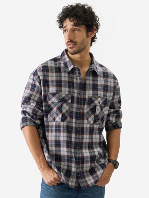 The Souled Store Men Checkered Casual Multicolor Shirt