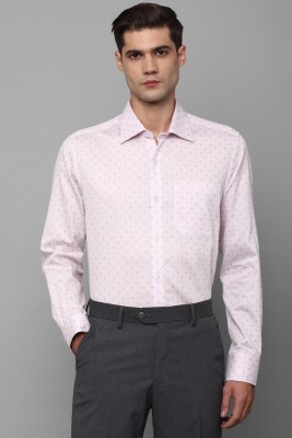 LOUIS PHILIPPE Men Printed Formal Pink, Black Shirt