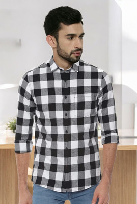 SHAH TEXTILES Men Checkered Formal Multicolor Shirt