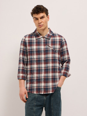THE BEAR HOUSE Men Checkered Casual Multicolor Shirt