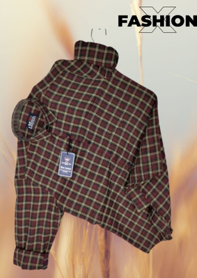 Arthz Fashion Trend Men Checkered Casual Multicolor Shirt