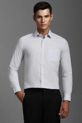 LOUIS PHILIPPE Men Printed Formal Grey Shirt