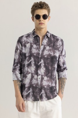 Snitch Men Printed Casual Multicolor Shirt