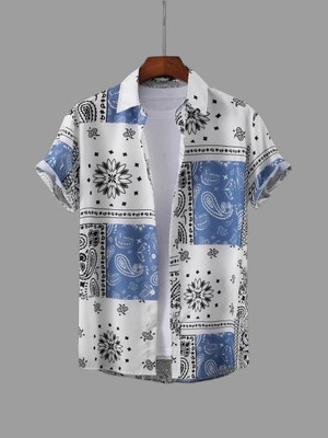 CLOTHWIND Men Printed Casual Multicolor Shirt