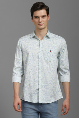 LOUIS PHILIPPE Men Printed Casual Green Shirt