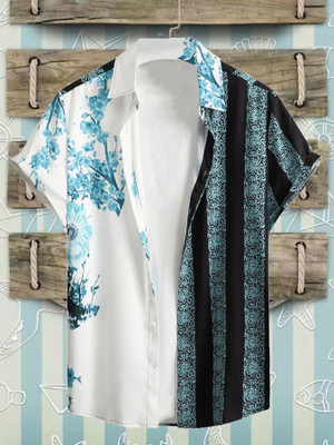 Radha Krishna Fashion Men Printed Casual Multicolor Shirt