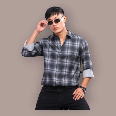 SHIV FASHION Men Self Design Casual Multicolor Shirt