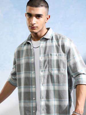 HIGHLANDER Men Checkered Casual Multicolor Shirt