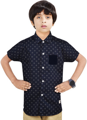 MADE IN THE SHADE Boys Self Design Casual Multicolor Shirt