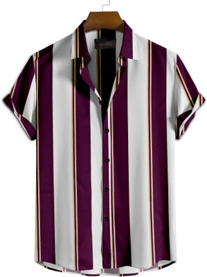 STOVESSY Men Printed Casual Multicolor Shirt