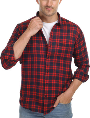 Marc Laurent Men Checkered Casual Multicolor Shirt