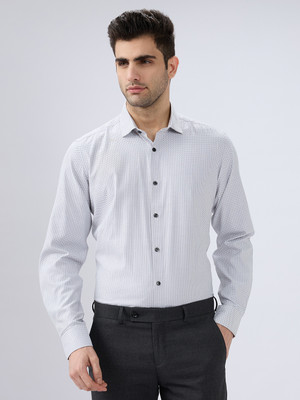 KILLER Men Printed Casual White, Grey Shirt
